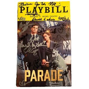 Parade Cast Signed April 2023 Playbill (Ben Platt & Micaela Diamond) Very Rare